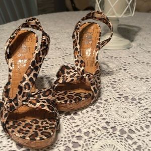 JLo Leopard sandals